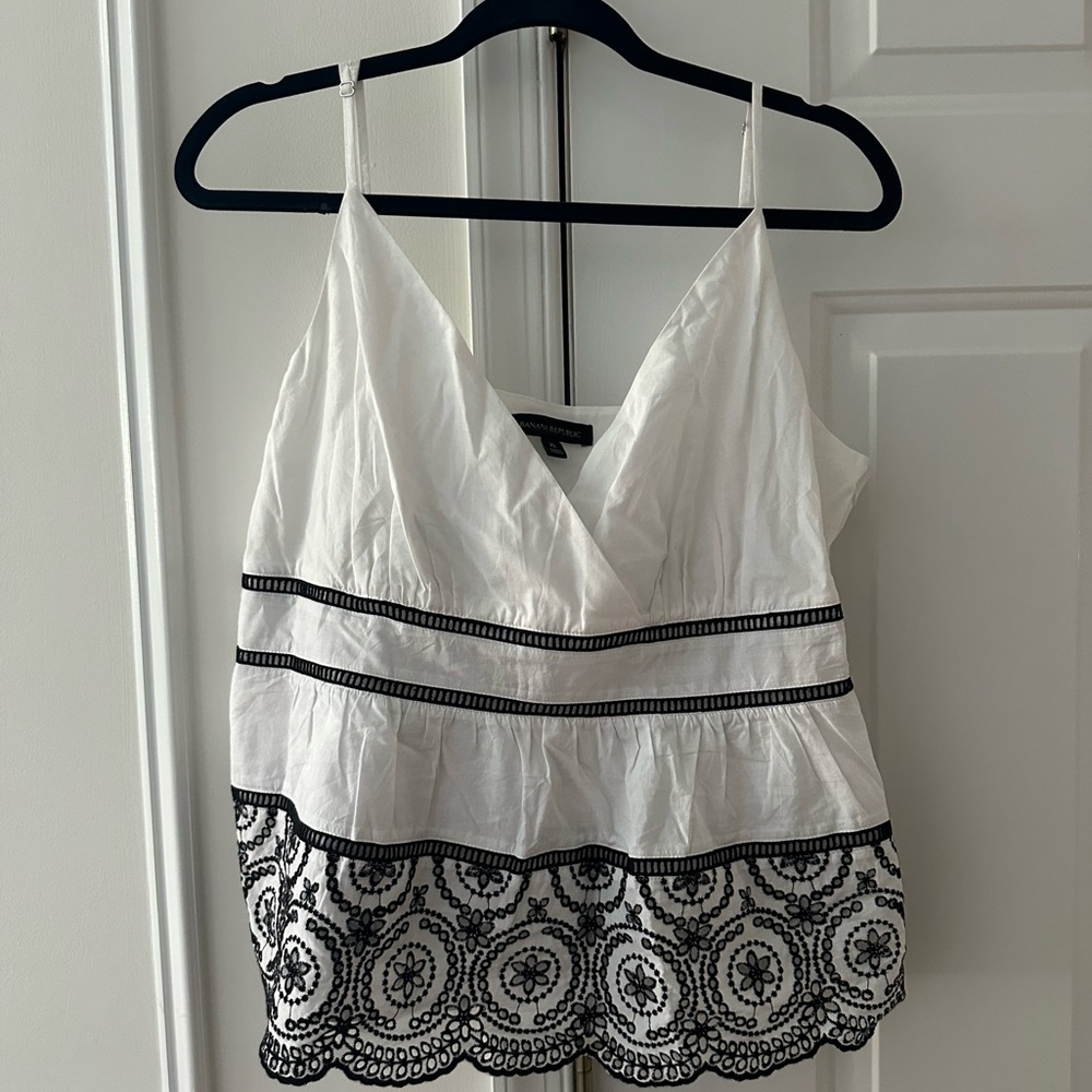Banana Republic Black and White Camisole